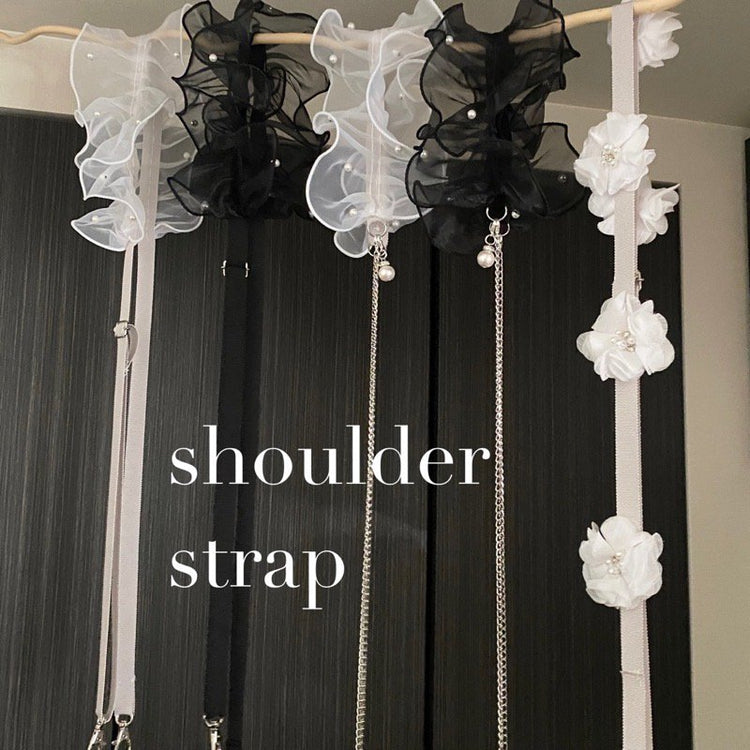 ch-40 Himeスマホショルダーチュール・フリルストラップ