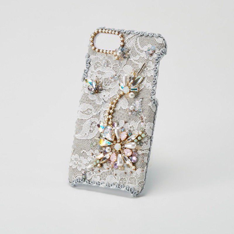 IP-1001 Hime.プリンセススワロフスキーカバータイプ全機種対応スマホケース