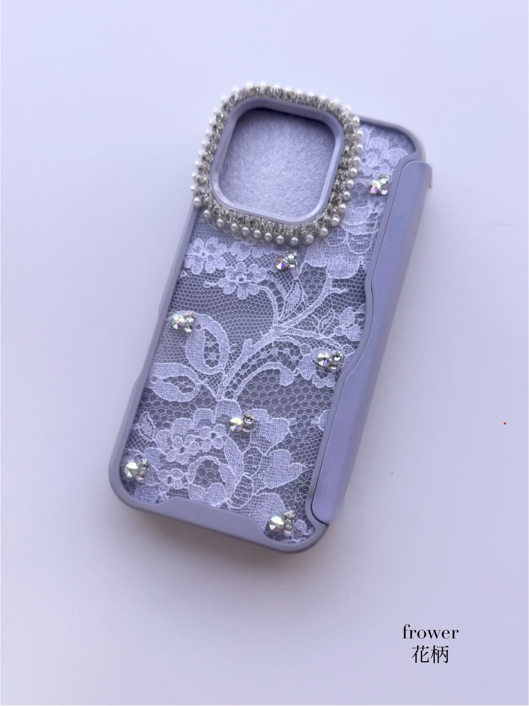 Hime. Classic French Girly River Lace iPhone Case | Elegant Lace & Transparent Design (Compatible with All Models)