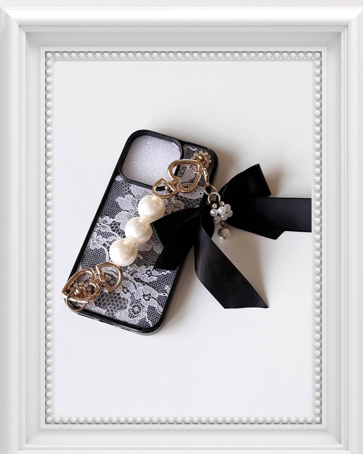IP-213 Hime.パールハンドルRibbon全機種対応スマホケース